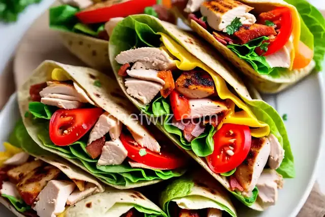 Grilled Chicken BLT Wraps