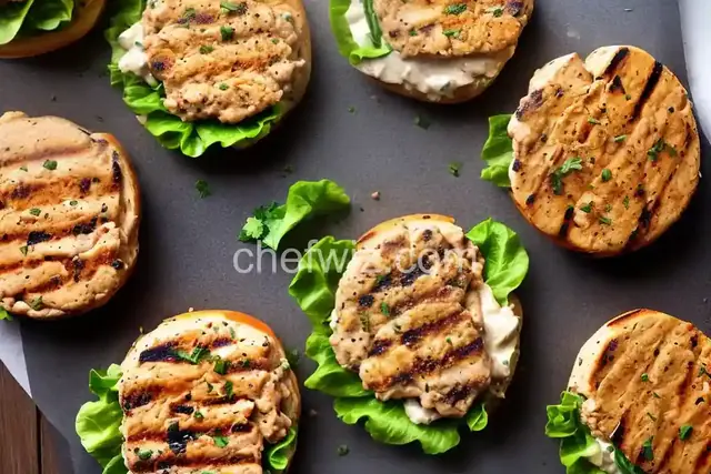 Grilled Chicken Burgers