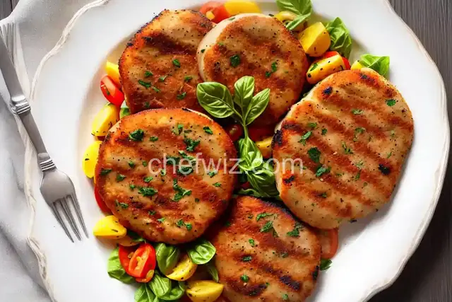Grilled Chicken Cutlet Parmigiana