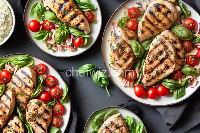 Grilled Chicken Margherita