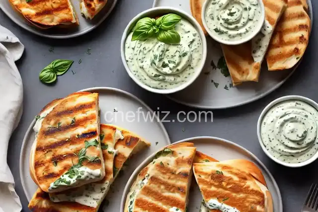 Grilled Chicken Panini with Basil-Garlic Mayo