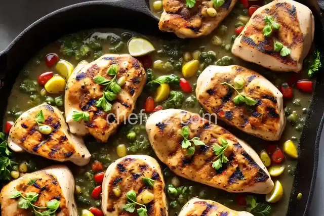 Grilled Chicken Piccata
