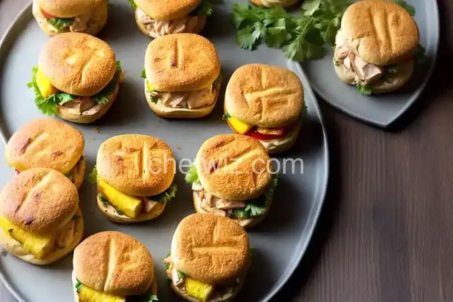 Grilled Chicken Pineapple Sliders