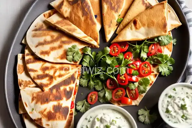 Grilled Chicken Quesadillas
