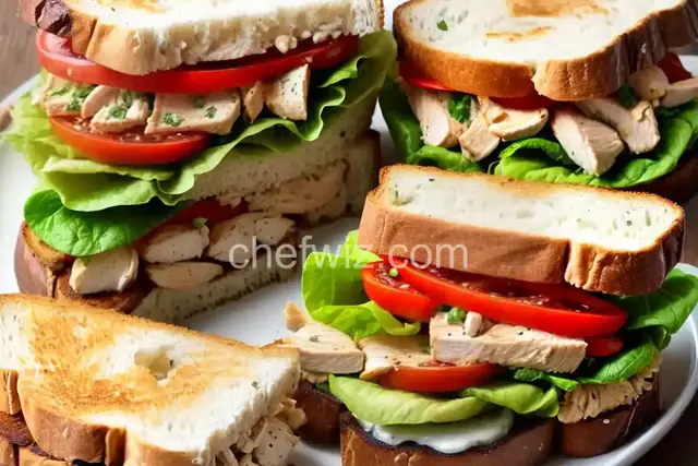Grilled Chicken Salad Sandwich