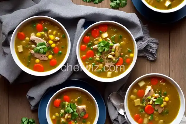 Grilled Chicken Vegetable Soup