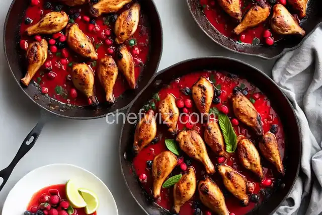 Grilled Chicken Wings With Summer Berry Agrodolce
