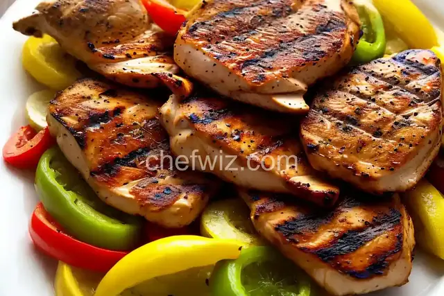 Grilled Chicken With Banana Peppers