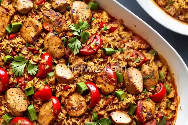 Grilled Chicken and Sausage Jambalaya Recipe