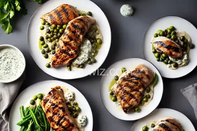 Grilled Chicken with Creamy Caper Sauce