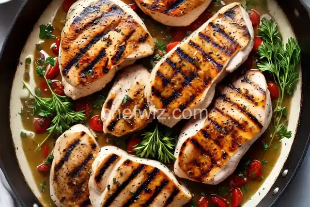 Grilled Chicken with Herbs