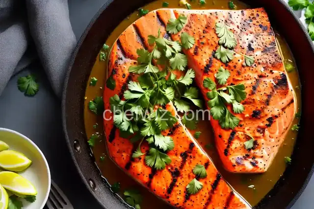 Grilled Cilantro Salmon
