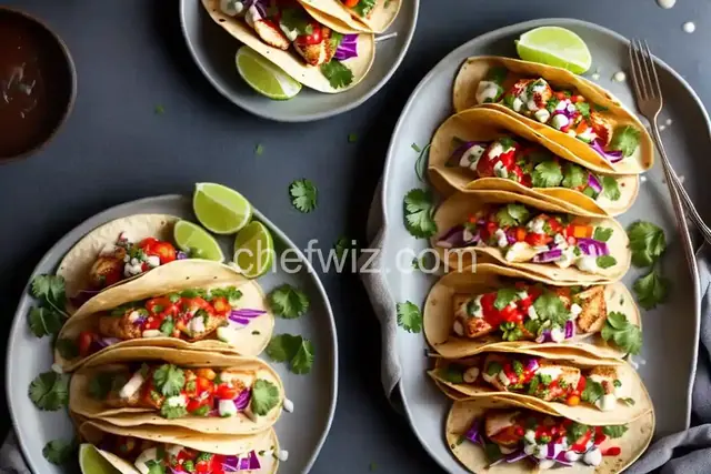 Grilled Cod Tacos with Chipotle Crema