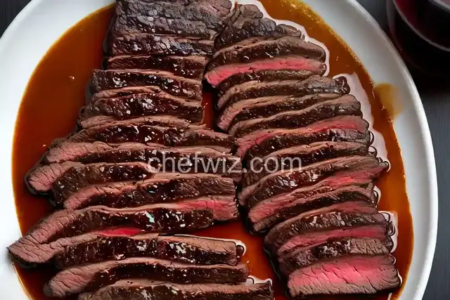 Grilled Coffee and Cola Skirt Steak