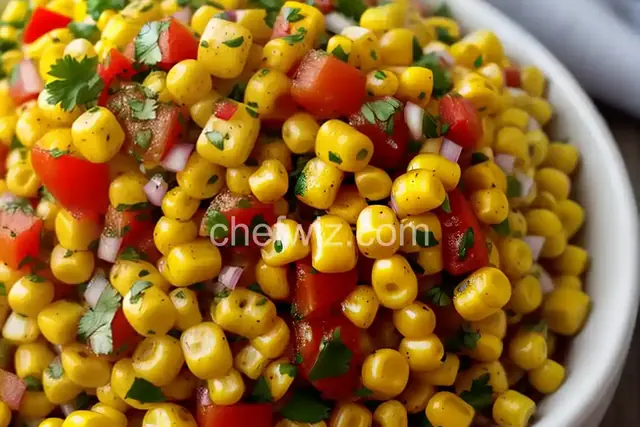 Grilled Corn Salsa