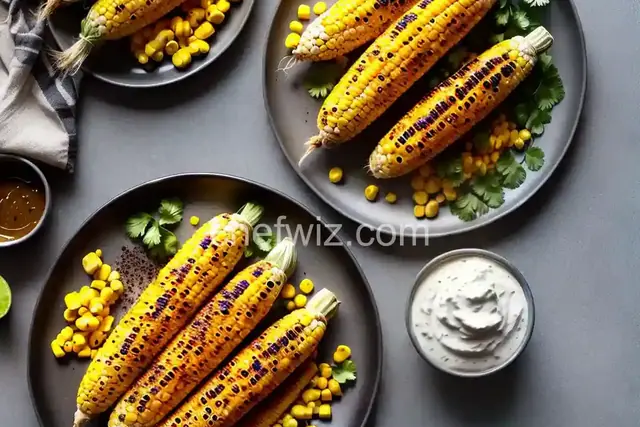 Grilled Corn With Chaat Masala