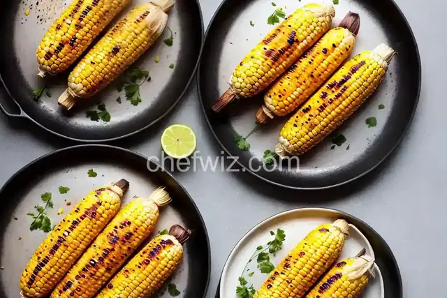 Grilled Corn With Garlic and Ginger Soy Butter Recipe