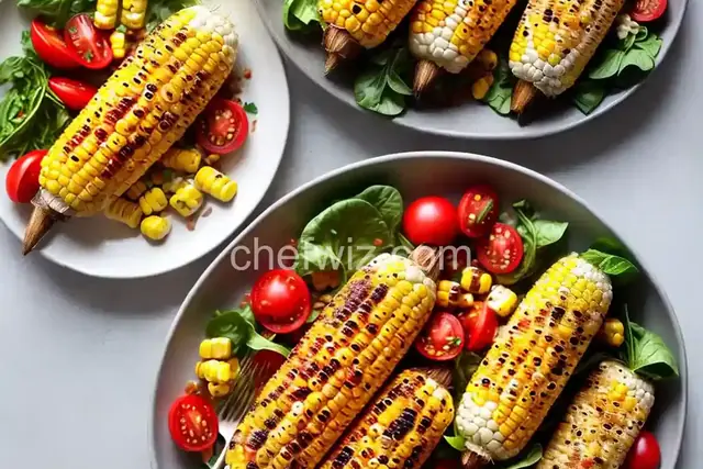 Grilled Corn and Tomato Salad