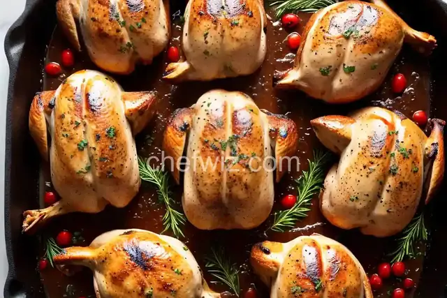 Grilled Cornish Game Hens