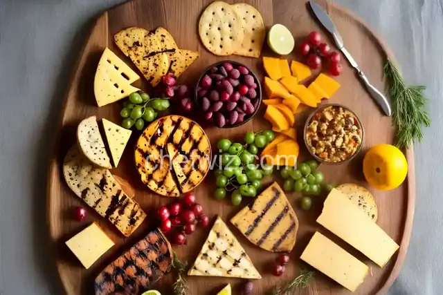 Grilled Edible Cheeseboard