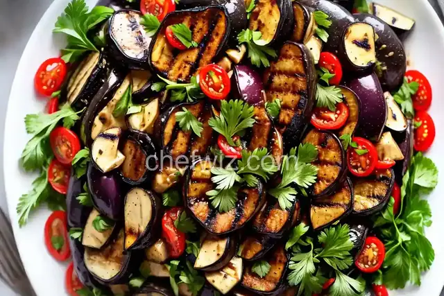 Grilled Eggplant Salad