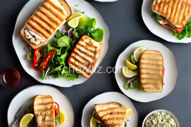 Grilled Fish Sandwiches for Two
