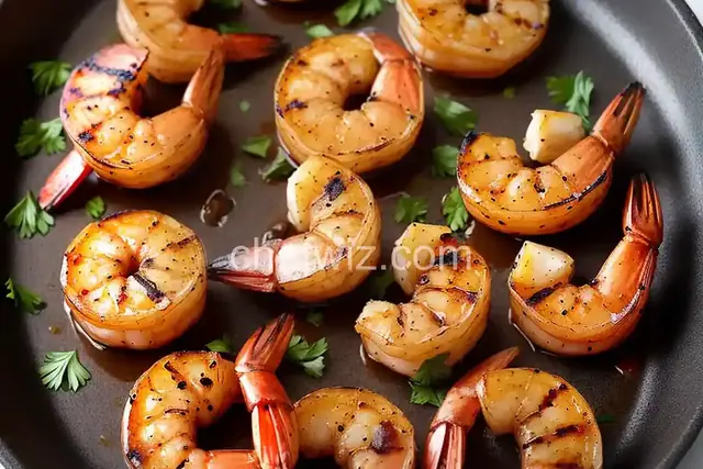 Grilled Garlic-and-Black-Pepper Shrimp