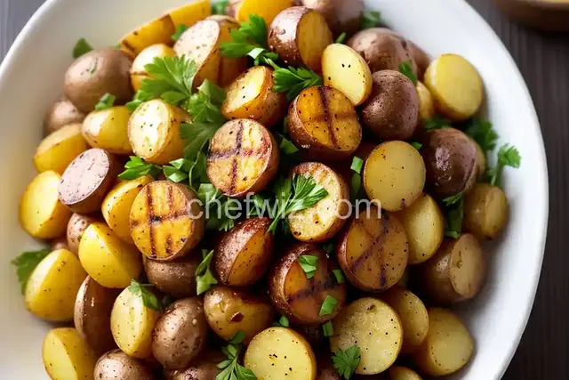 Grilled German Potato Salad
