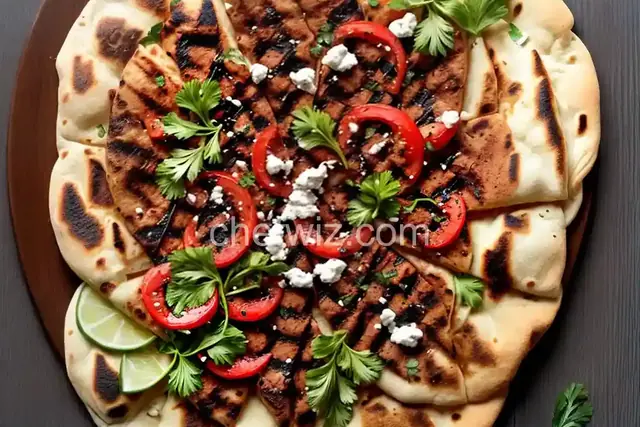 Grilled Gyro Flatbread