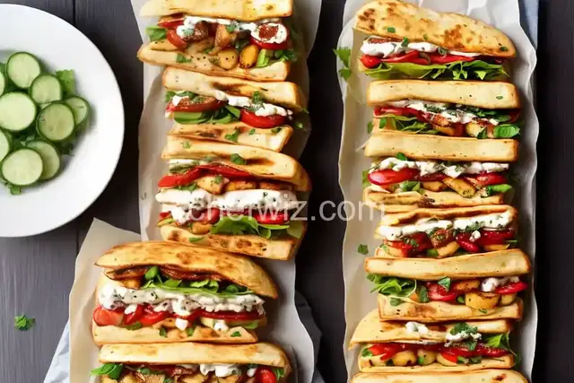 Grilled Halloumi Pita Sandwiches Recipe