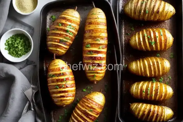 Grilled Hasselback Potatoes With Garlic and Parmesan Recipe