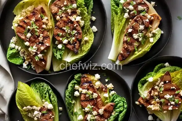 Grilled Hearts of Romaine