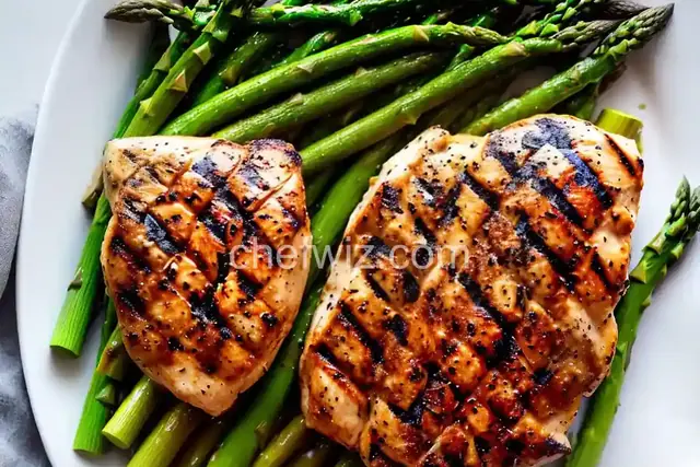 Grilled Herb Chicken and Asparagus