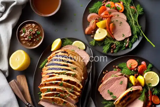 Grilled Holiday Honey Ham