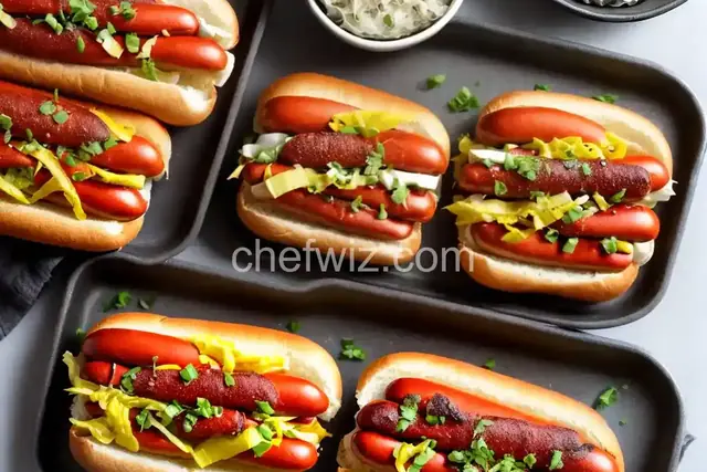 Grilled Hot Dogs With Sauerkraut Recipe
