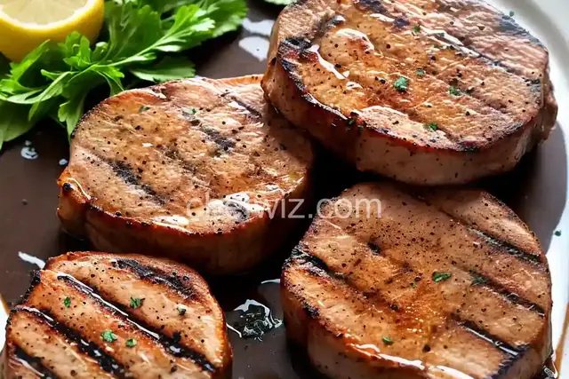 Grilled Italian Pork Chops