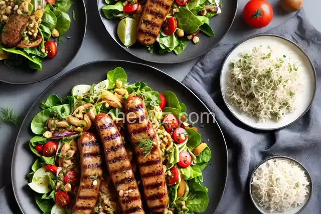 Grilled Italian Sausage With Fennel Salad