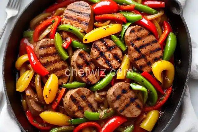 Grilled Italian Sausage With Sweet-and-Sour Peppers and Onions Recipe