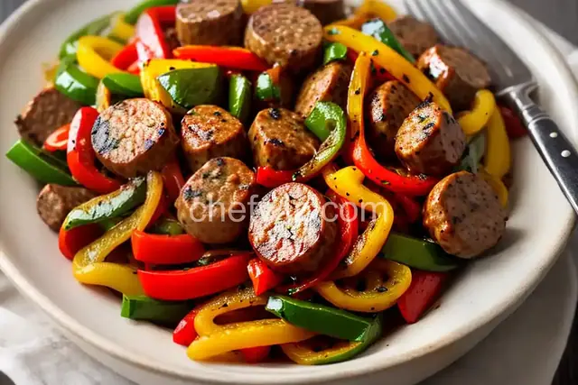 Grilled Italian Sausage with Peppers and Onions
