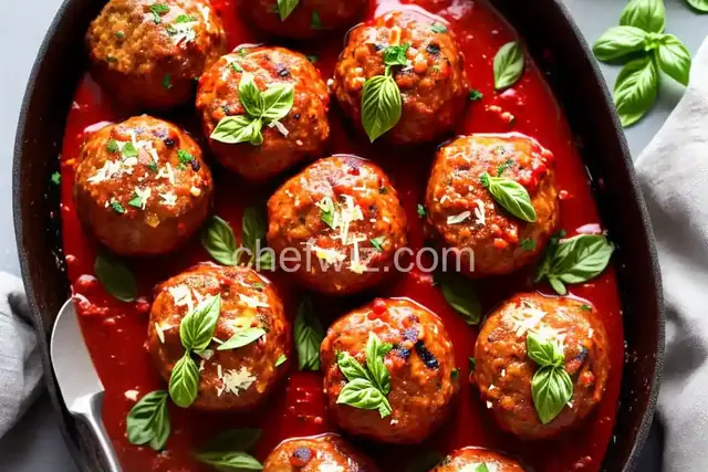 Grilled Italian-Style Meatballs With Pecorino and Parmesan Recipe