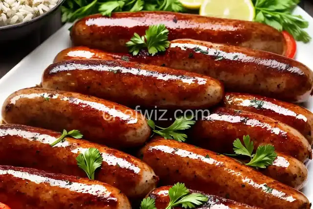 Grilled Italian Turkey Sausages