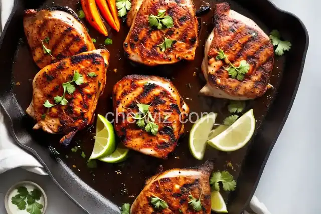 Grilled Jerk Chicken Thighs