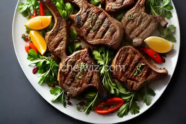 Grilled Lamb Chops with Fresh Herbs