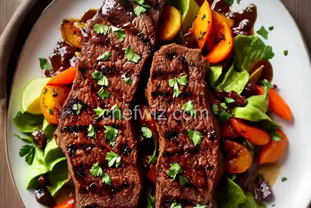 Grilled Lamb with Brown Sugar Glaze