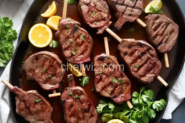 Grilled Lollipop Lamb Chops