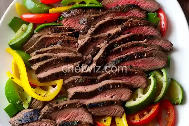 Grilled Marinated Flank Steak Fajitas Recipe