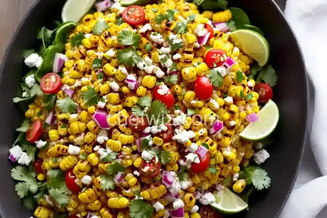 Grilled Mexican Street Corn Salad