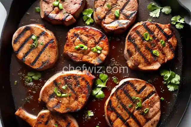 Grilled Mongolian Pork Chops