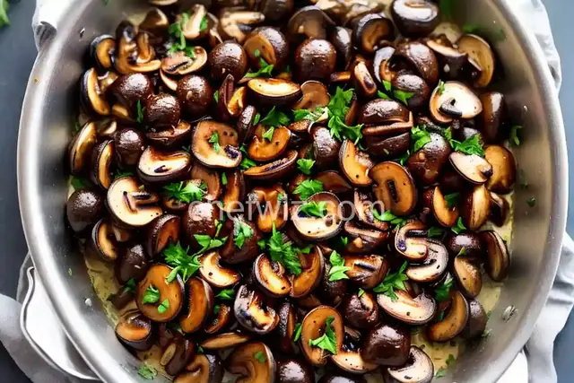 Grilled Mushrooms and Onions in Foil