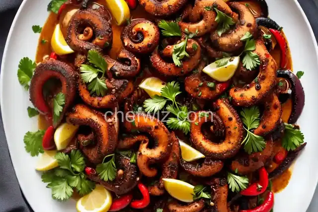 Grilled Octopus With Chili-Herb Oil Recipe